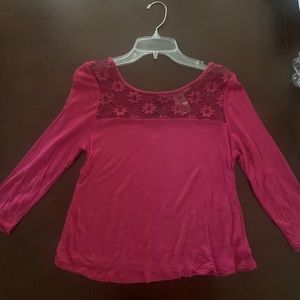 Magenta Long Sleeve Shirt